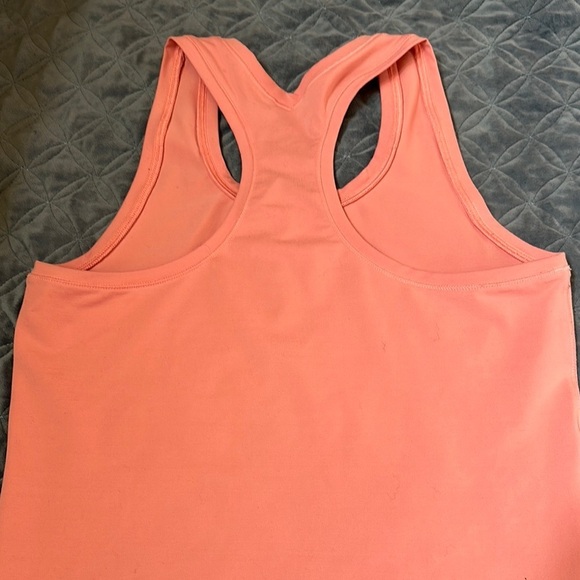 DSG Orange and Pink Fitted Sleeveless Tank Top - Picture 7 of 8